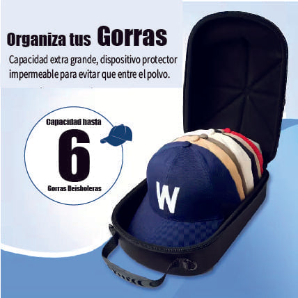 INCREIBLE MALETA PORTA GORRAS